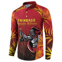Custom Trinbago Cricket Knight Riders Button Sweatshirt Go Champs - Wonder Print Shop