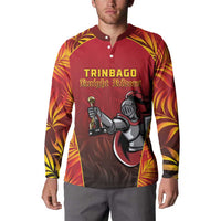 Custom Trinbago Cricket Knight Riders Button Sweatshirt Go Champs - Wonder Print Shop