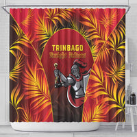 Trinbago Cricket Knight Riders Shower Curtain Go Champs - Wonder Print Shop