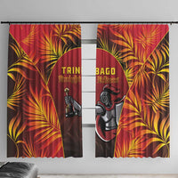 Trinbago Cricket Knight Riders Window Curtain Go Champs - Wonder Print Shop