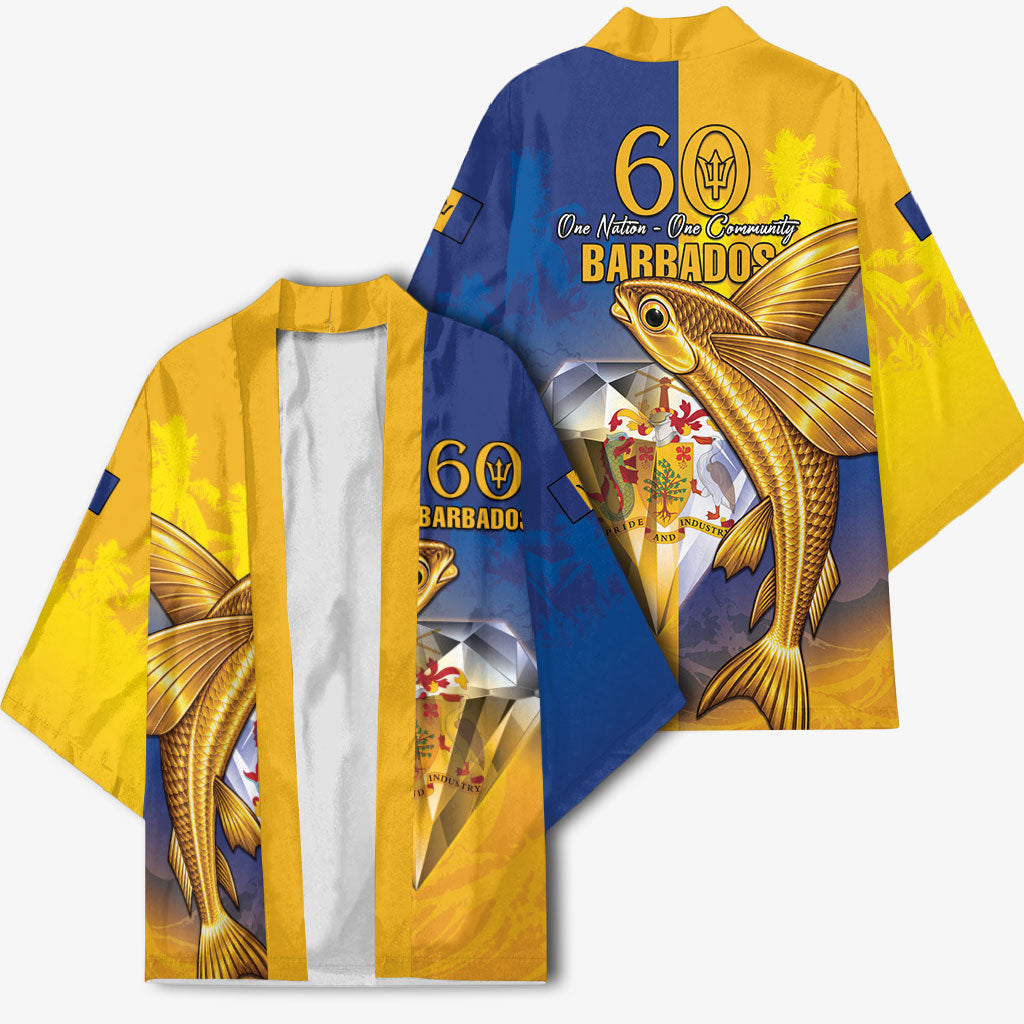 Barbados 60th Independence Diamond Jubilee Kimono
