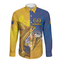 Barbados 60th Independence Diamond Jubilee Long Sleeve Button Shirt