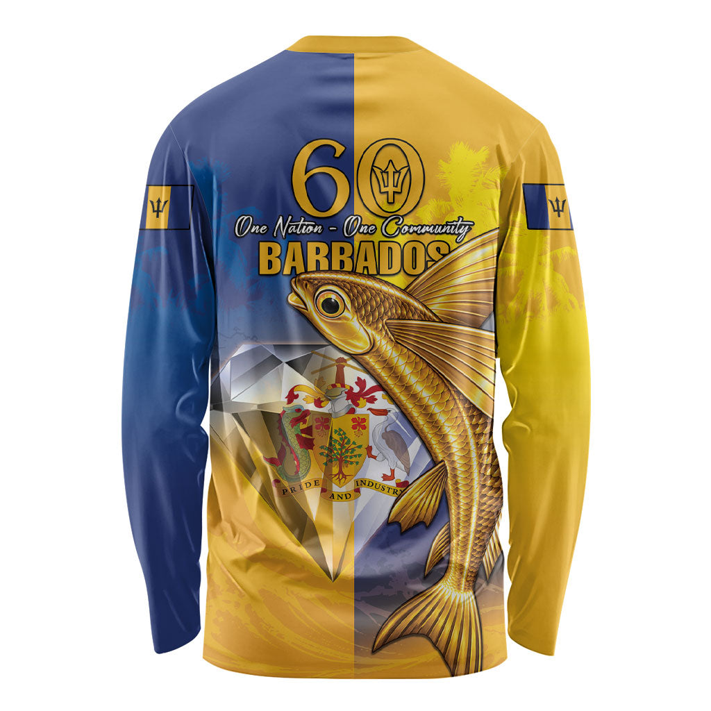 Barbados 60th Independence Diamond Jubilee Long Sleeve Shirt