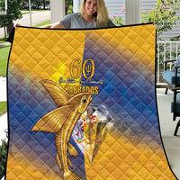 Barbados 60th Independence Diamond Jubilee Quilt