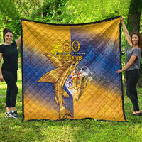 Barbados 60th Independence Diamond Jubilee Quilt