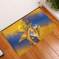 Barbados 60th Independence Diamond Jubilee Rubber Doormat