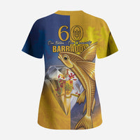 Barbados 60th Independence Diamond Jubilee Scrub Top
