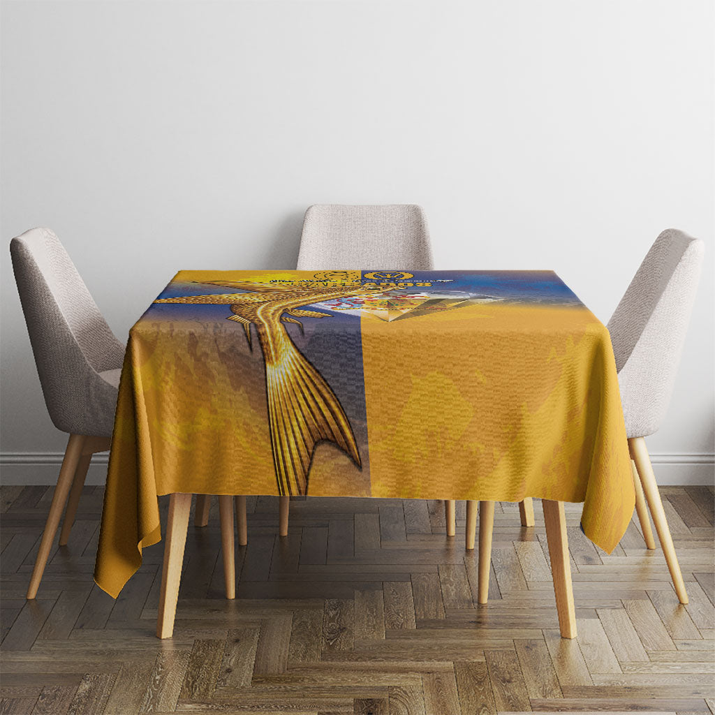 Barbados 60th Independence Diamond Jubilee Tablecloth