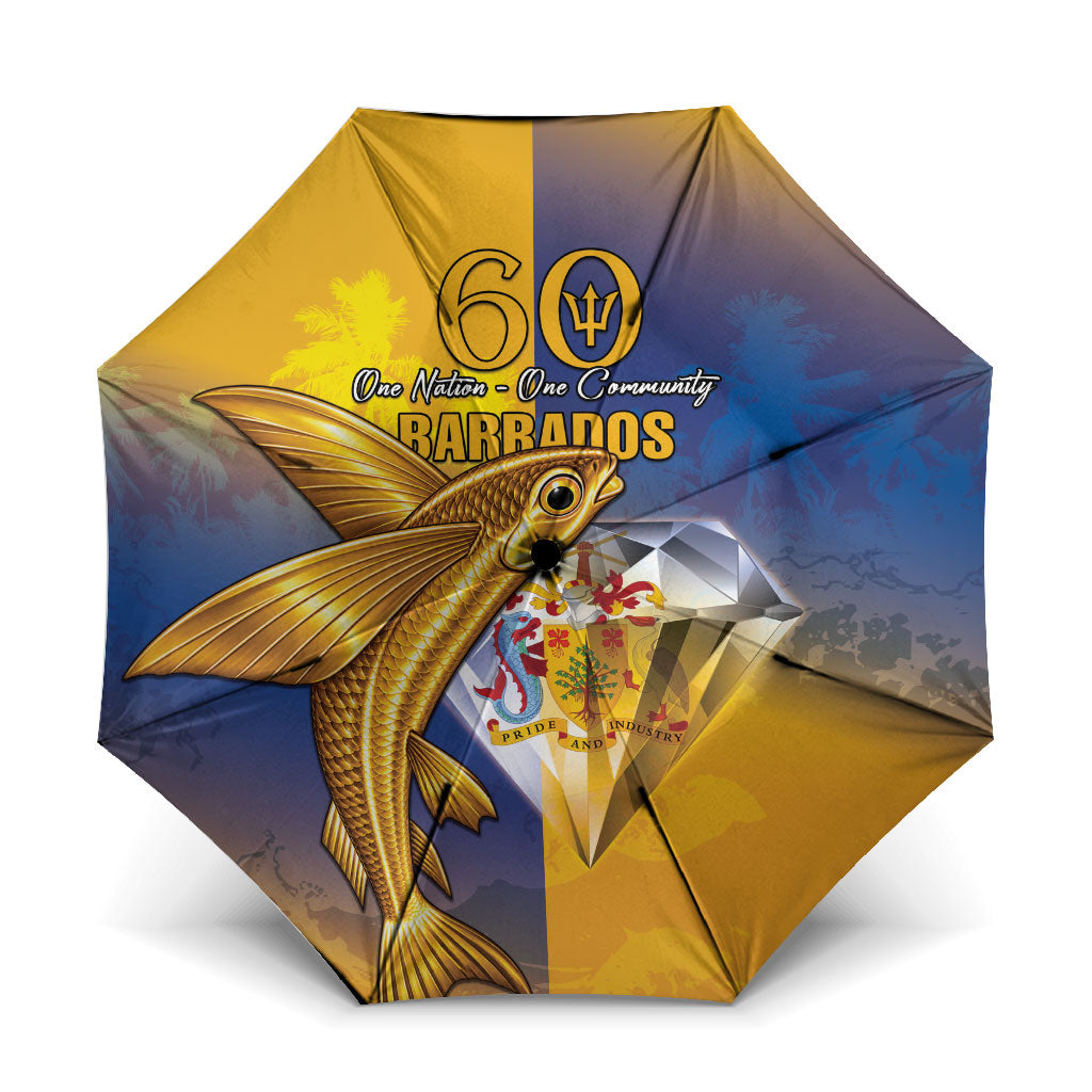 Barbados 60th Independence Diamond Jubilee Umbrella