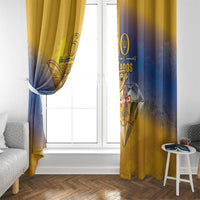 Barbados 60th Independence Diamond Jubilee Window Curtain