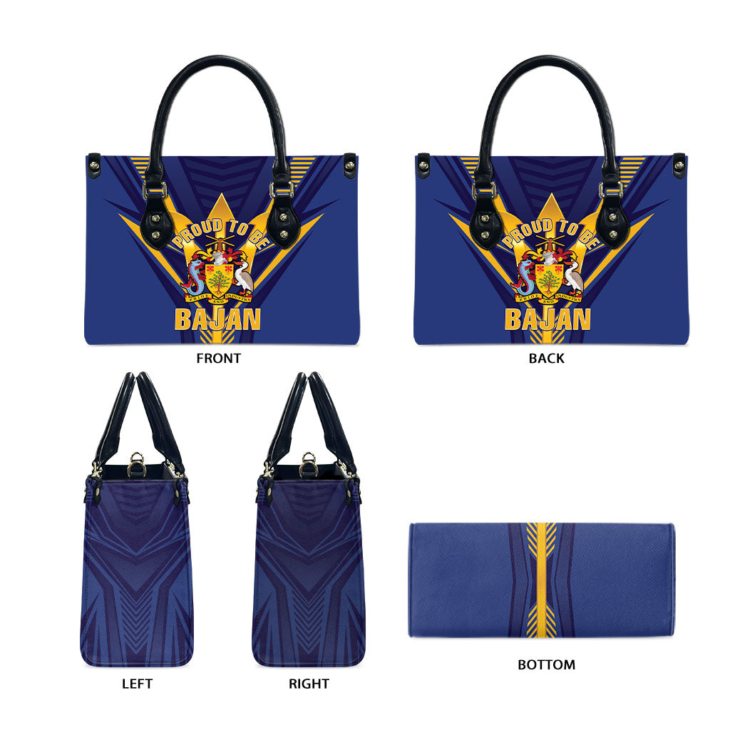 Barbados Leather Bag Proud To Be Bajan