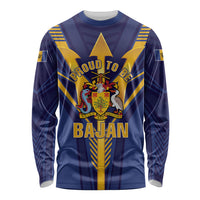Barbados Long Sleeve Shirt Proud To Be Bajan
