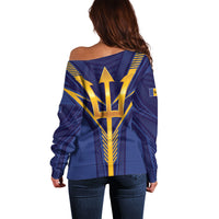 Barbados Off Shoulder Sweater Proud To Be Bajan