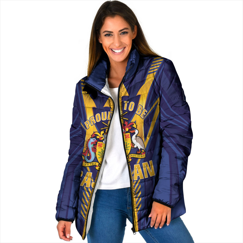 Barbados Padded Jacket Proud To Be Bajan