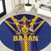 Barbados Round Carpet Proud To Be Bajan