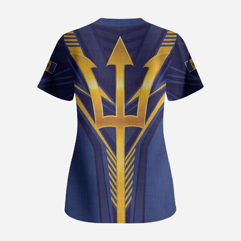 Barbados Scrub Top Proud To Be Bajan