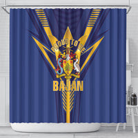 Barbados Shower Curtain Proud To Be Bajan
