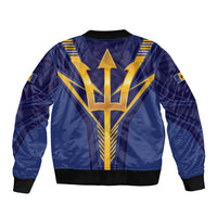 Barbados Sleeve Zip Bomber Jacket Proud To Be Bajan