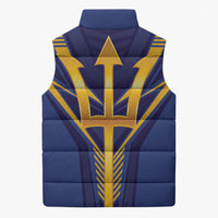 Barbados Sleeveless Puffer Jacket Proud To Be Bajan
