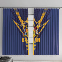 Barbados Window Curtain Proud To Be Bajan