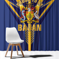 Barbados Window Curtain Proud To Be Bajan