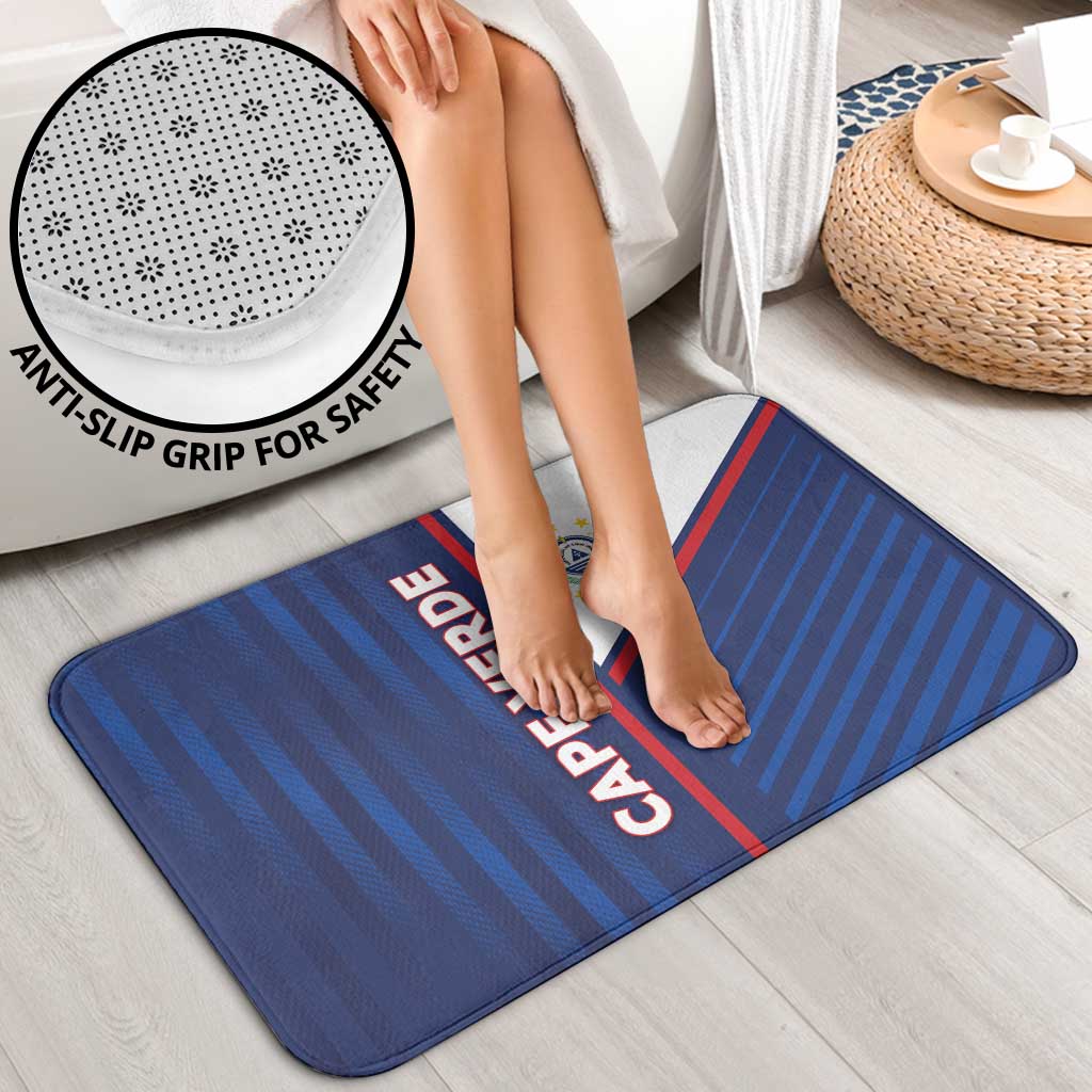 Cape Verde Football Bathroom Set Unique Style - Wonder Print Shop