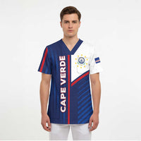 Custom Cape Verde Football Scrub Top Unique Style - Wonder Print Shop