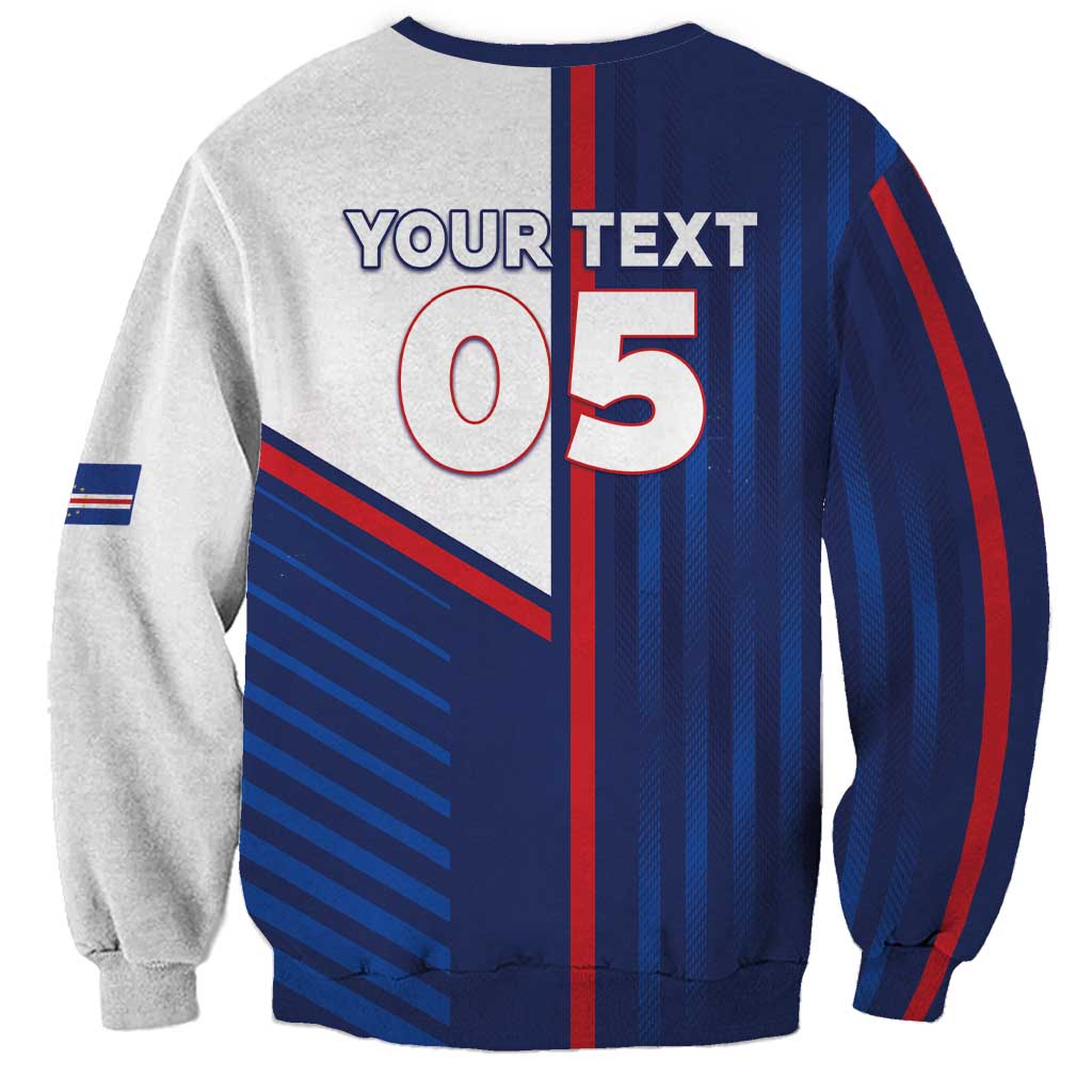 Custom Cape Verde Football Sweatshirt Unique Style - Wonder Print Shop