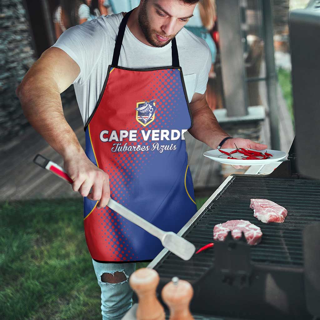 Cape Verde Football Apron Blue Sharks Make History - Wonder Print Shop