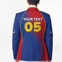 Custom Cape Verde Football Blazer Blue Sharks Make History - Wonder Print Shop