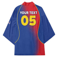 Custom Cape Verde Football Kimono Blue Sharks Make History - Wonder Print Shop