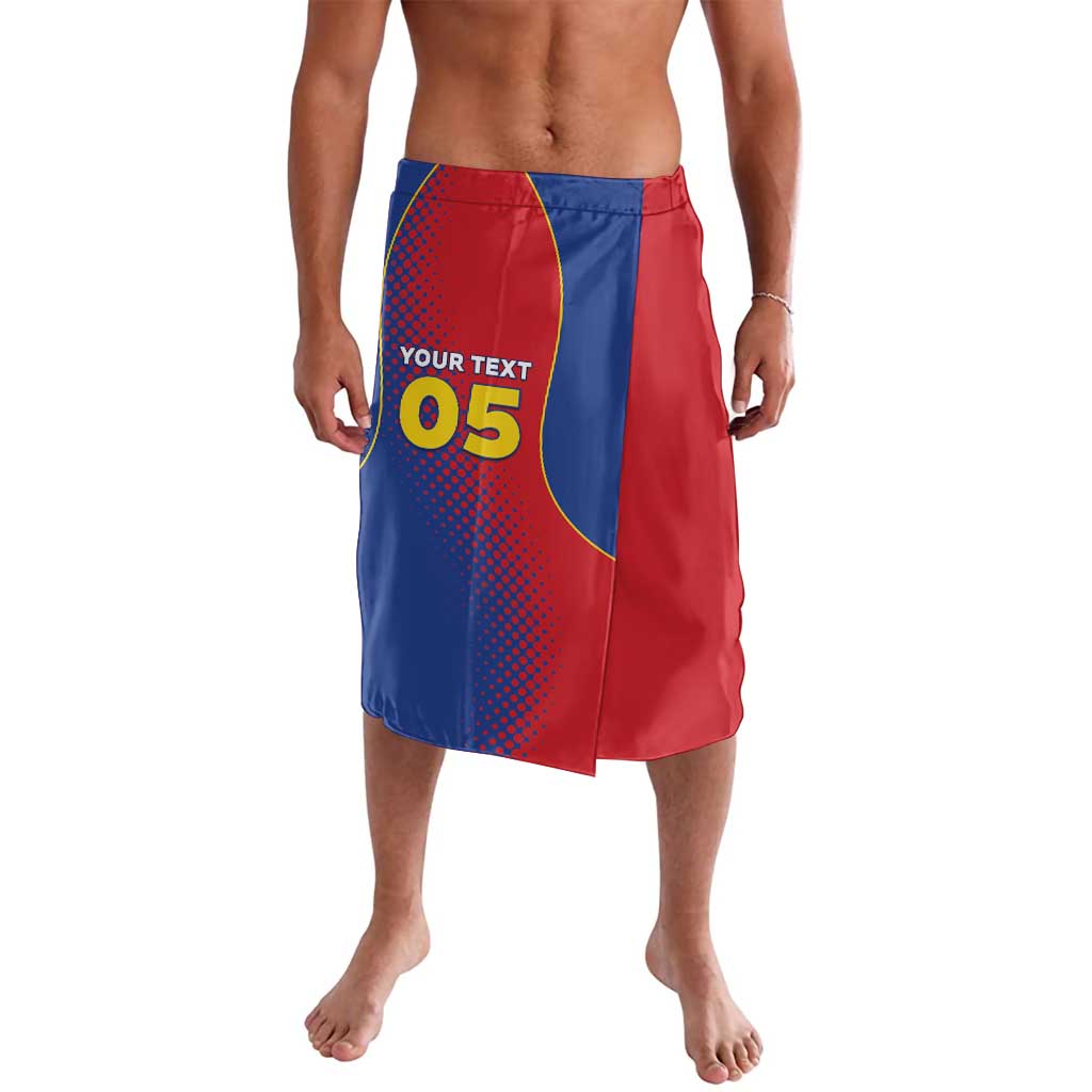 Custom Cape Verde Football Lavalava Blue Sharks Make History - Wonder Print Shop