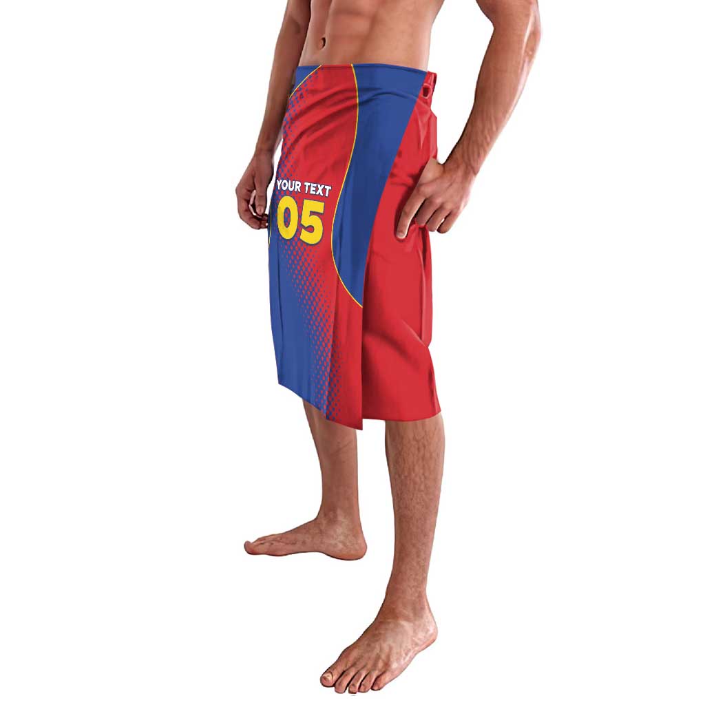 Custom Cape Verde Football Lavalava Blue Sharks Make History - Wonder Print Shop