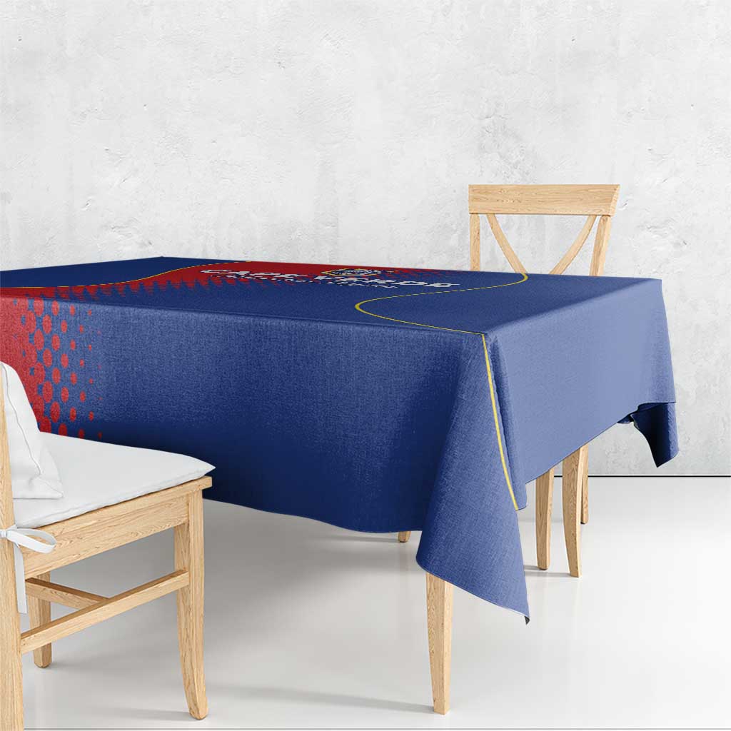 Cape Verde Football Tablecloth Blue Sharks Make History - Wonder Print Shop