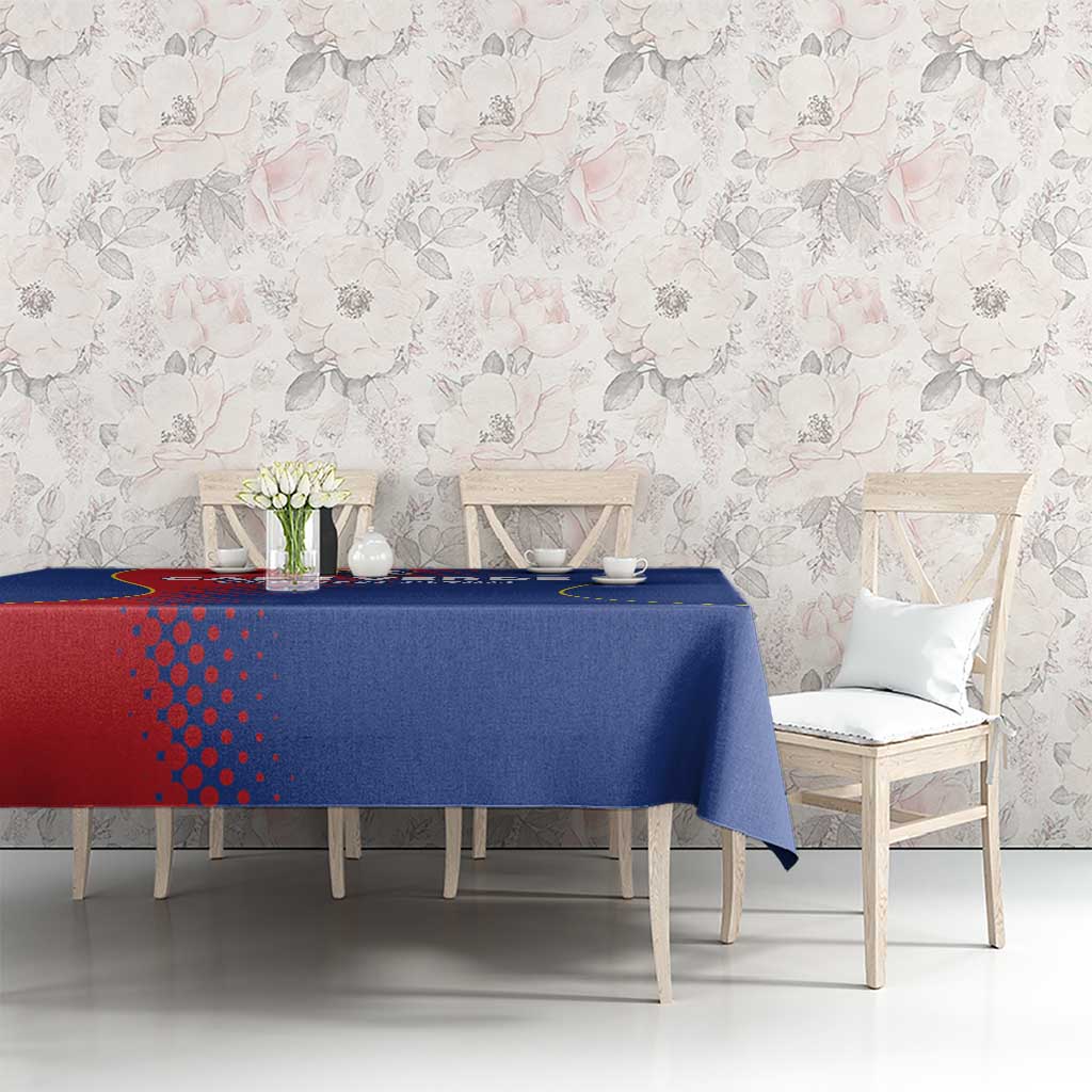 Cape Verde Football Tablecloth Blue Sharks Make History - Wonder Print Shop