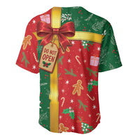 Funny Christmas Fake Muscle Costume Baseball Jersey