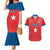 Custom Chile Star Football Couples Matching Mermaid Dress and Hawaiian Shirt Vamos La Roja