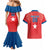 Custom Chile Star Football Couples Matching Mermaid Dress and Hawaiian Shirt Vamos La Roja