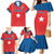 Custom Chile Star Football Family Matching Mermaid Dress and Hawaiian Shirt Vamos La Roja