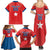 Custom Chile Star Football Family Matching Summer Maxi Dress and Hawaiian Shirt Vamos La Roja