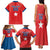 Custom Chile Star Football Family Matching Tank Maxi Dress and Hawaiian Shirt Vamos La Roja