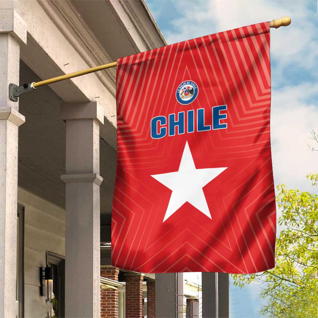 Chile Star Football Garden Flag Vamos La Roja