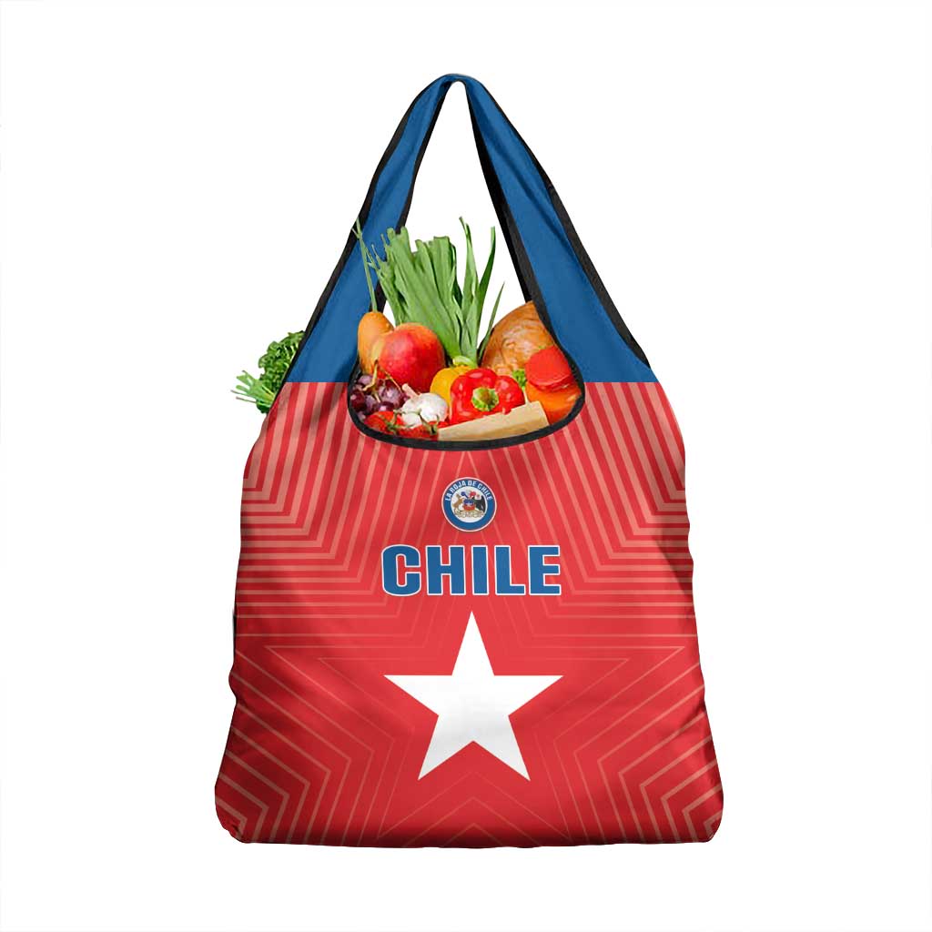 Chile Star Football Grocery Bag Vamos La Roja