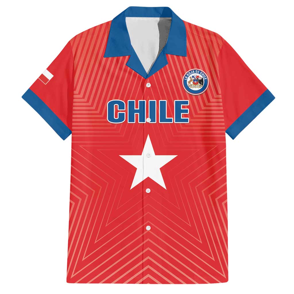 Custom Chile Star Football Hawaiian Shirt Vamos La Roja