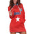 Custom Chile Star Football Hoodie Dress Vamos La Roja