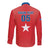 Custom Chile Star Football Long Sleeve Button Shirt Vamos La Roja