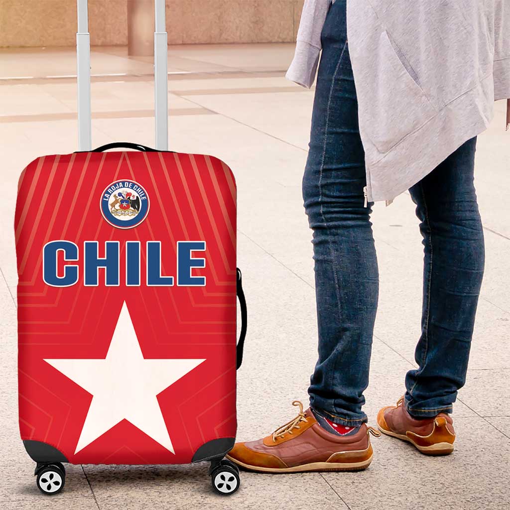 Chile Star Football Luggage Cover Vamos La Roja