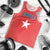 Custom Chile Star Football Men Tank Top Vamos La Roja