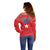 Custom Chile Star Football Off Shoulder Sweater Vamos La Roja