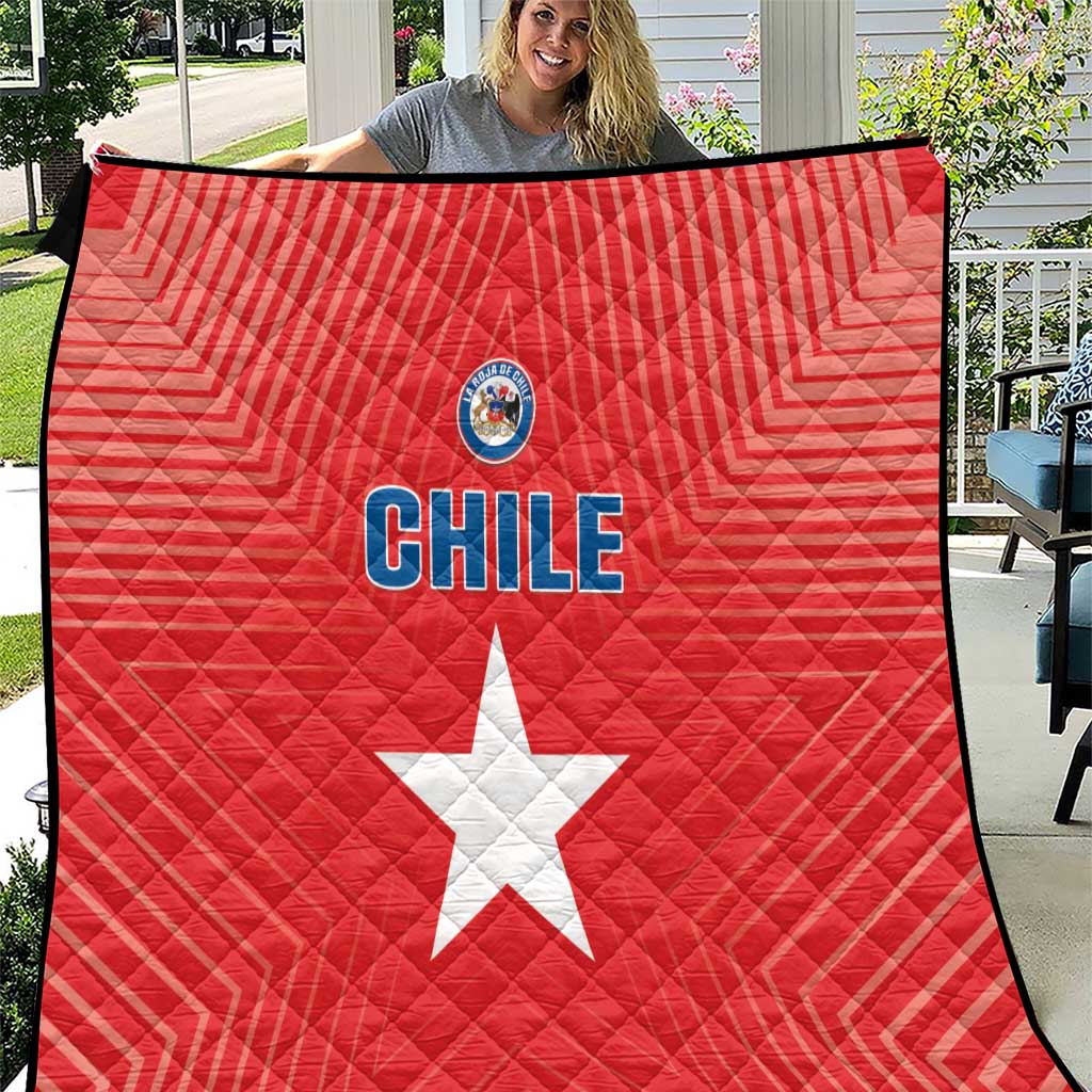 Chile Star Football Quilt Vamos La Roja